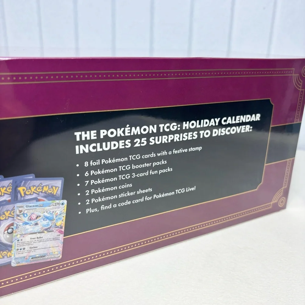 Pokémon Trading Card Game Holiday Calendar NeW sealed‎
